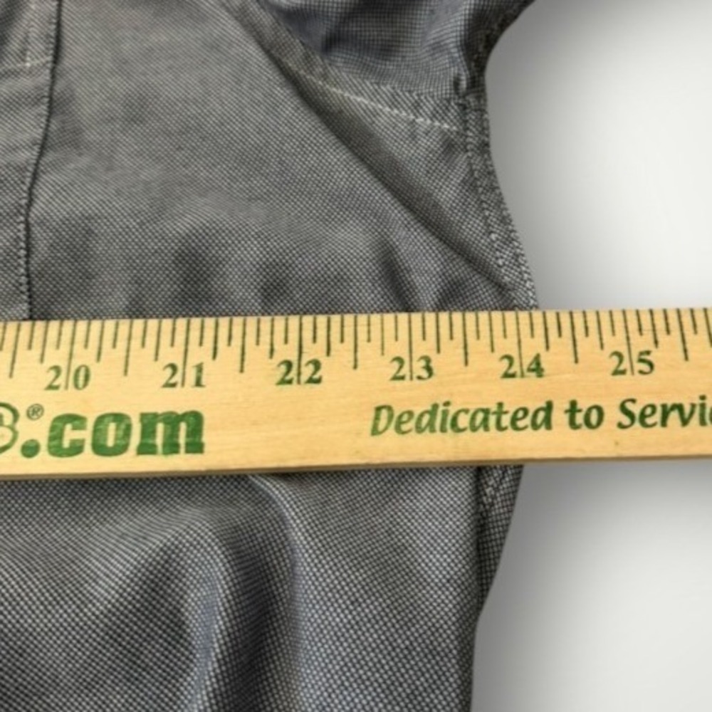 Antigua Michigan Wolverines Button Down Shirt Men Large Grey Embroidered Logo - Picture 4 of 10